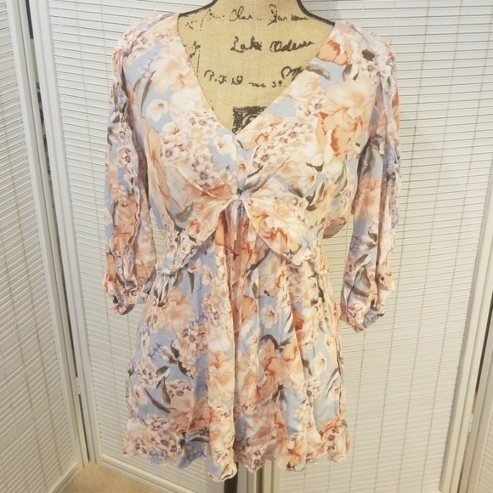 Floral Ruffle Romper